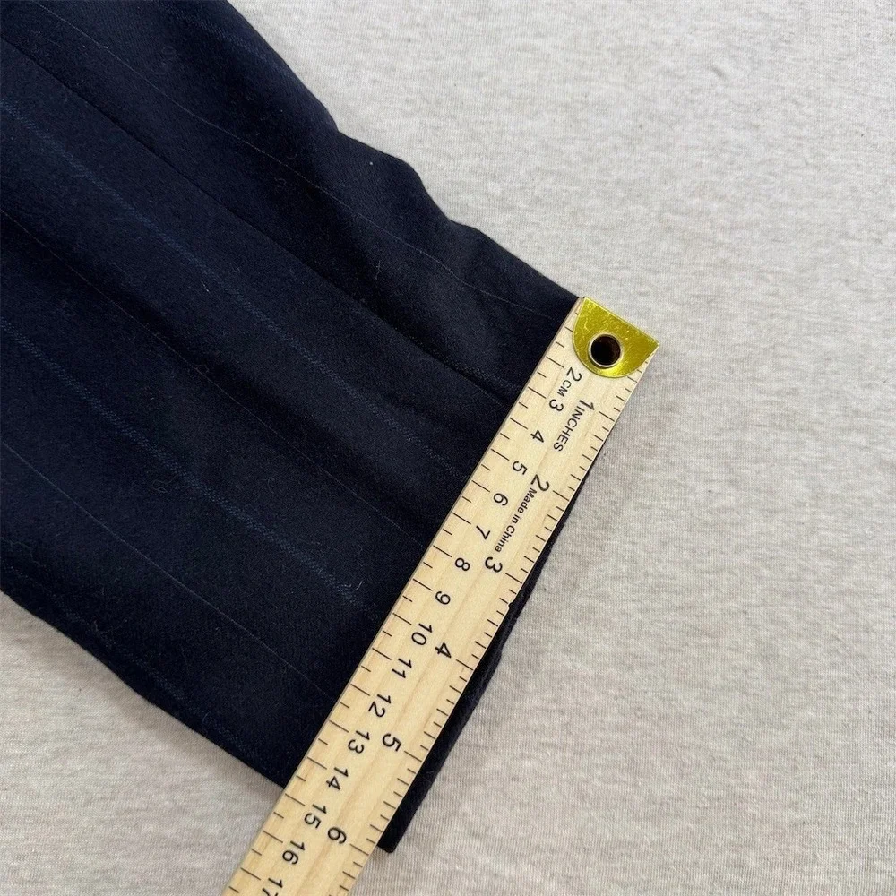 Palm Beach Blazer Mens 42REG 36W Blue Pinstripe 2-Button Notch Lapel Fully Lined